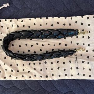 Black Braided Strap Clare V